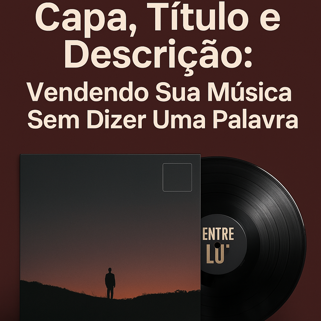 Capa, Título e Descrição: Vendendo Sua Música Sem Dizer Uma Palavra