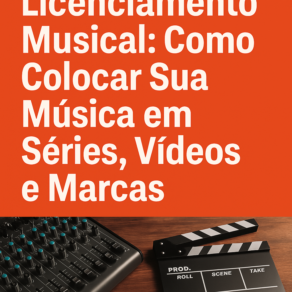 Licenciamento Musical: Como Colocar Sua Música em Séries, Vídeos e Marcas